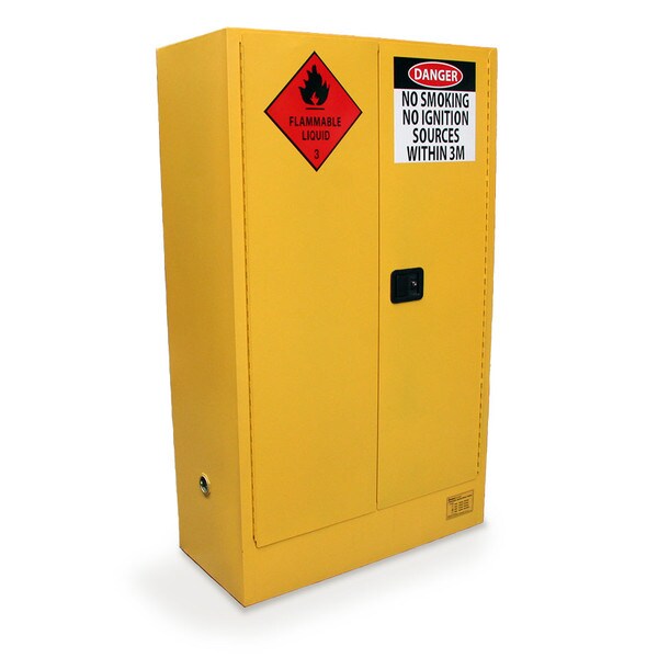 FSC250 Flammable Safety Cabinet - 250L | Dangerous Goods Storage | Storing DG chemicals flammables | Ecospill | best safety cabinets | dangerous goods storage | Safety storage of flammable goods | be